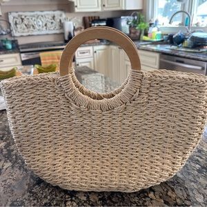 Wove summer purse